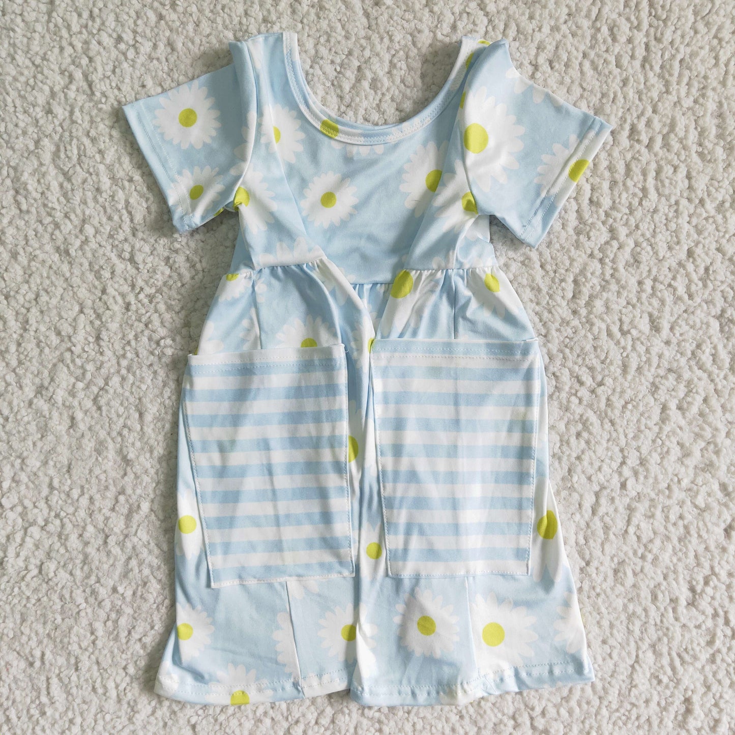 Girls summer knee length dress GSD0096