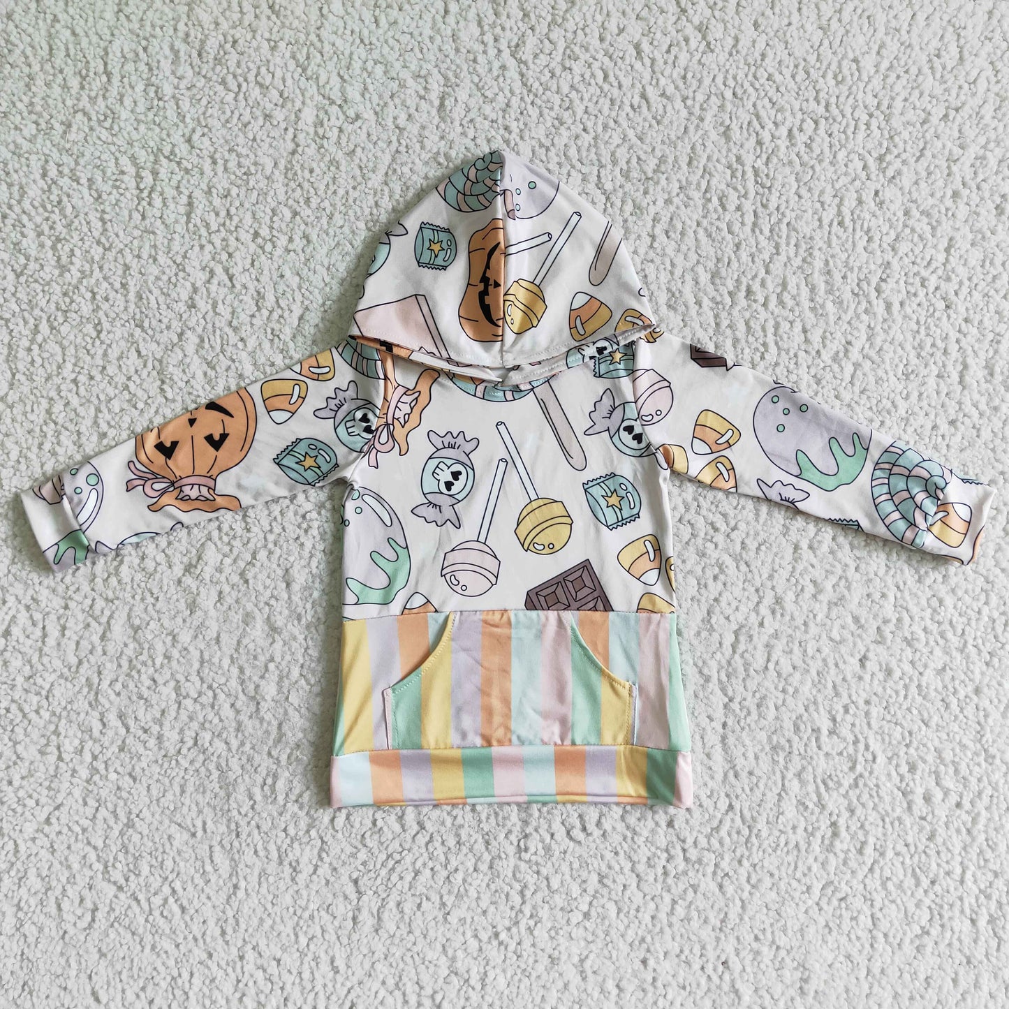 Gilrs and Boys long sleeve Halloween hooded top GT0022
