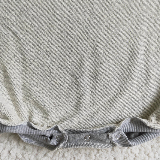 Baby cotton fall GREY romper LR0240