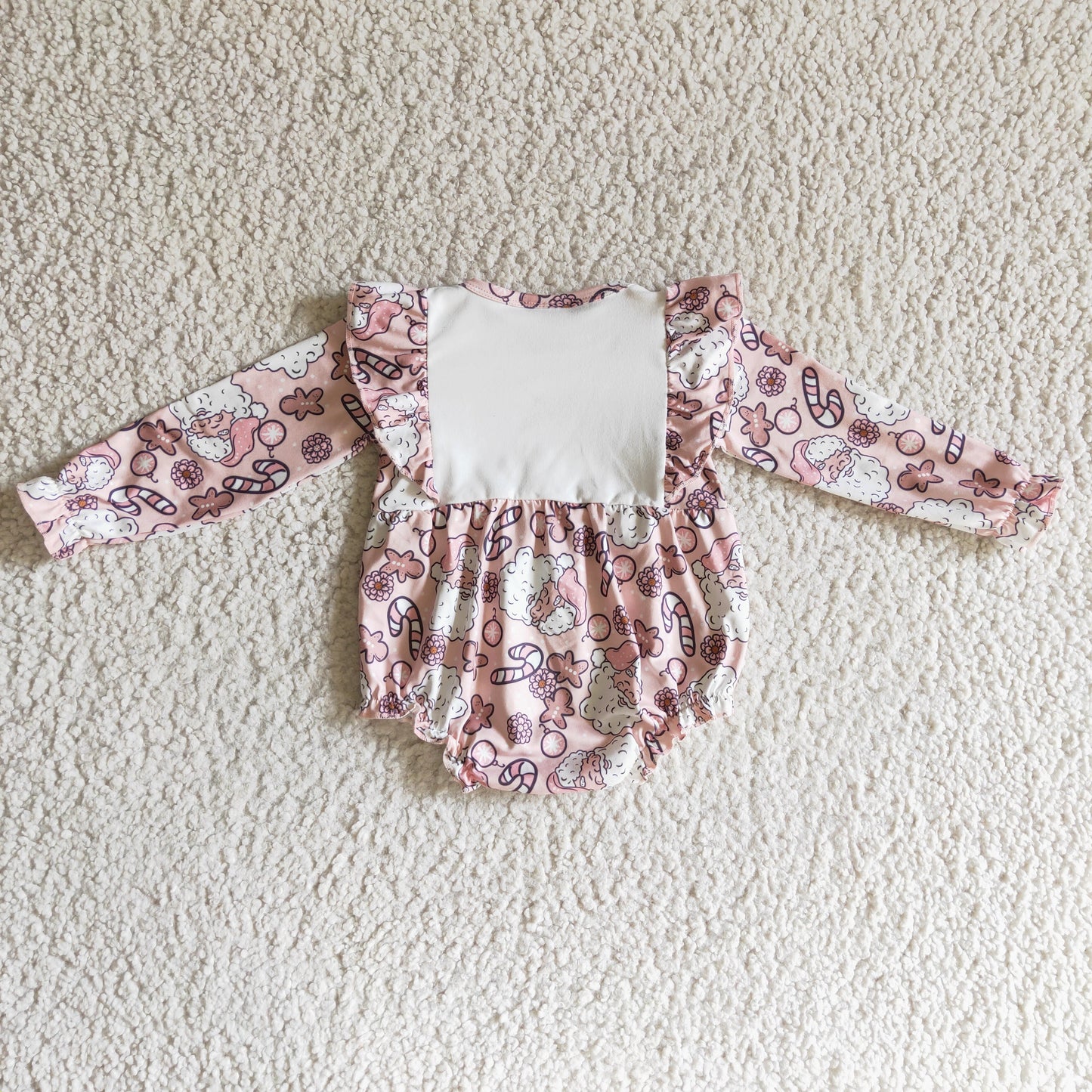 Girls HOLLY JOLLY BABE Christmas romper LR0206