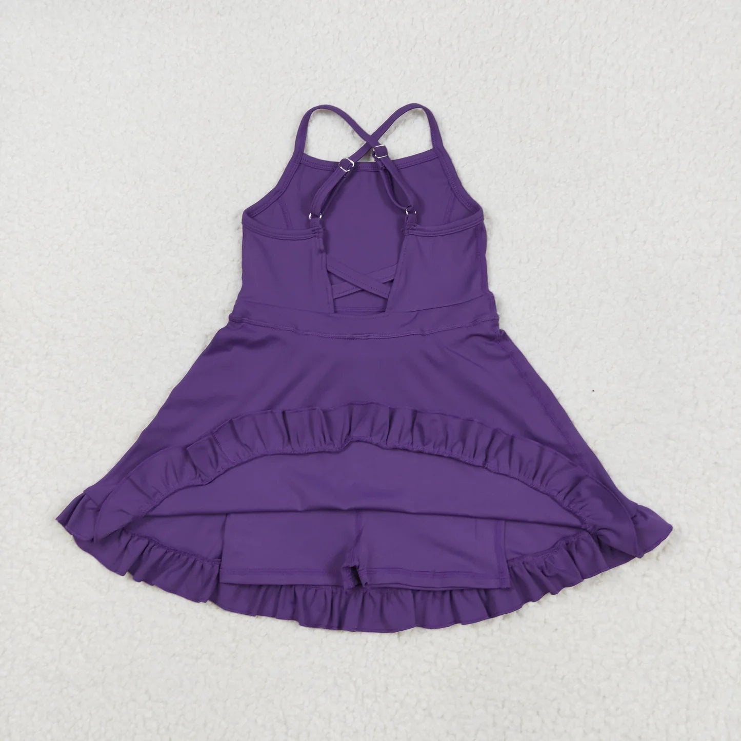 5 Colors Sibling Baby Girls Athletic Active Knee Length Dress