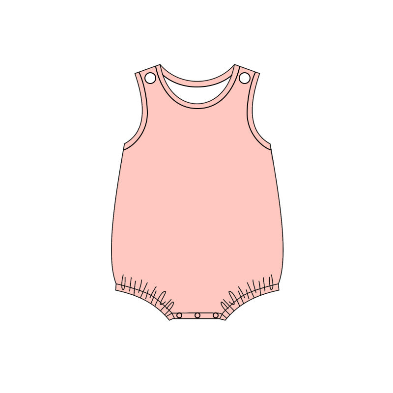 5.6 Baby Boys Pink Sleeveless Bubble Romper Preorder