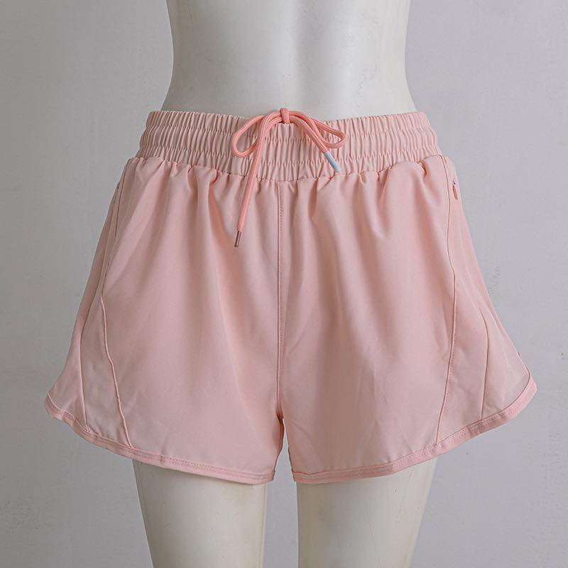 4.29 Kids Girls Light Pink Elastic Waist Active Shorts Preorder