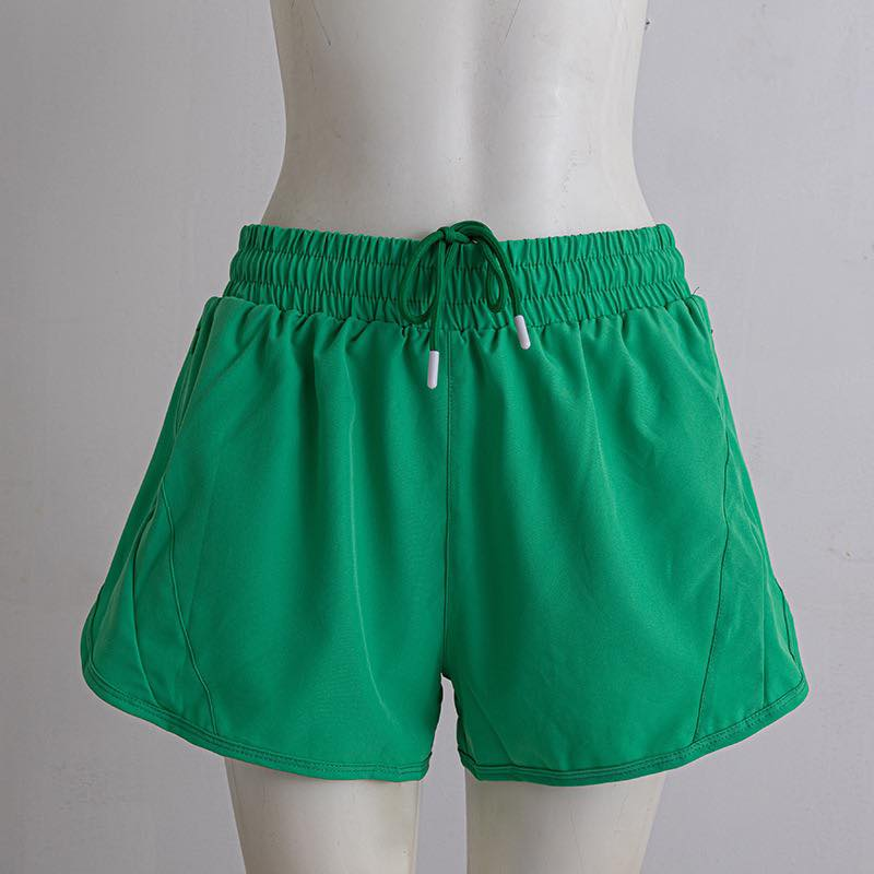 4.29 Kids Girls Green Elastic Waist Active Shorts Preorder