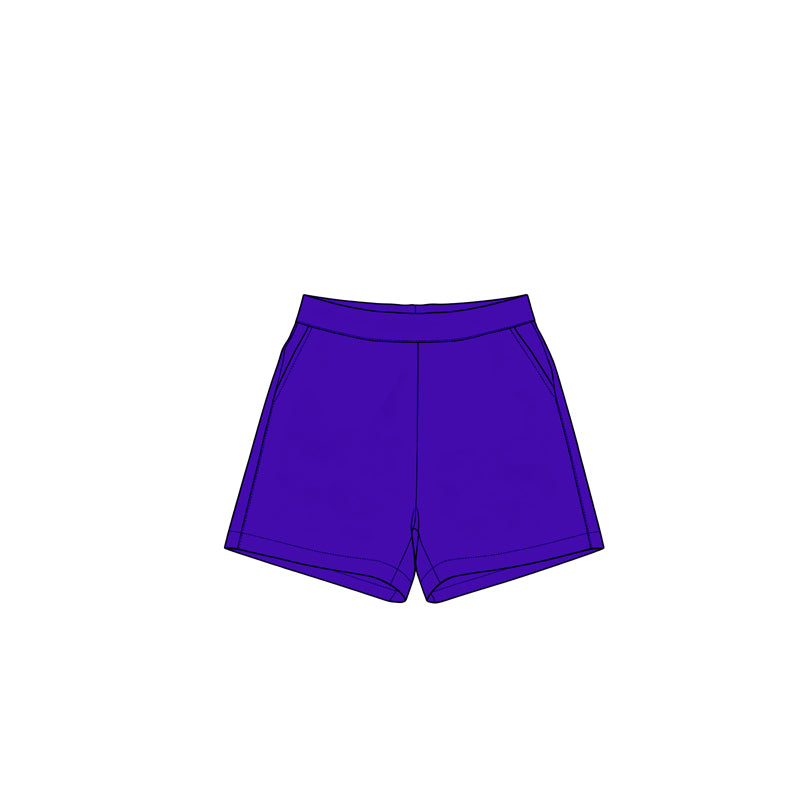 7.11 Preorder Kids Girls Purple Active Shorts