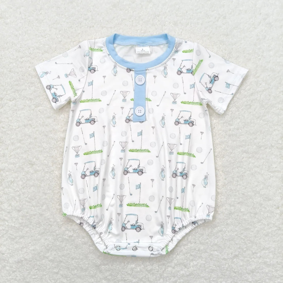 BBaby Girls Golf Summer Sibling Boys Rompers Clothes Sets