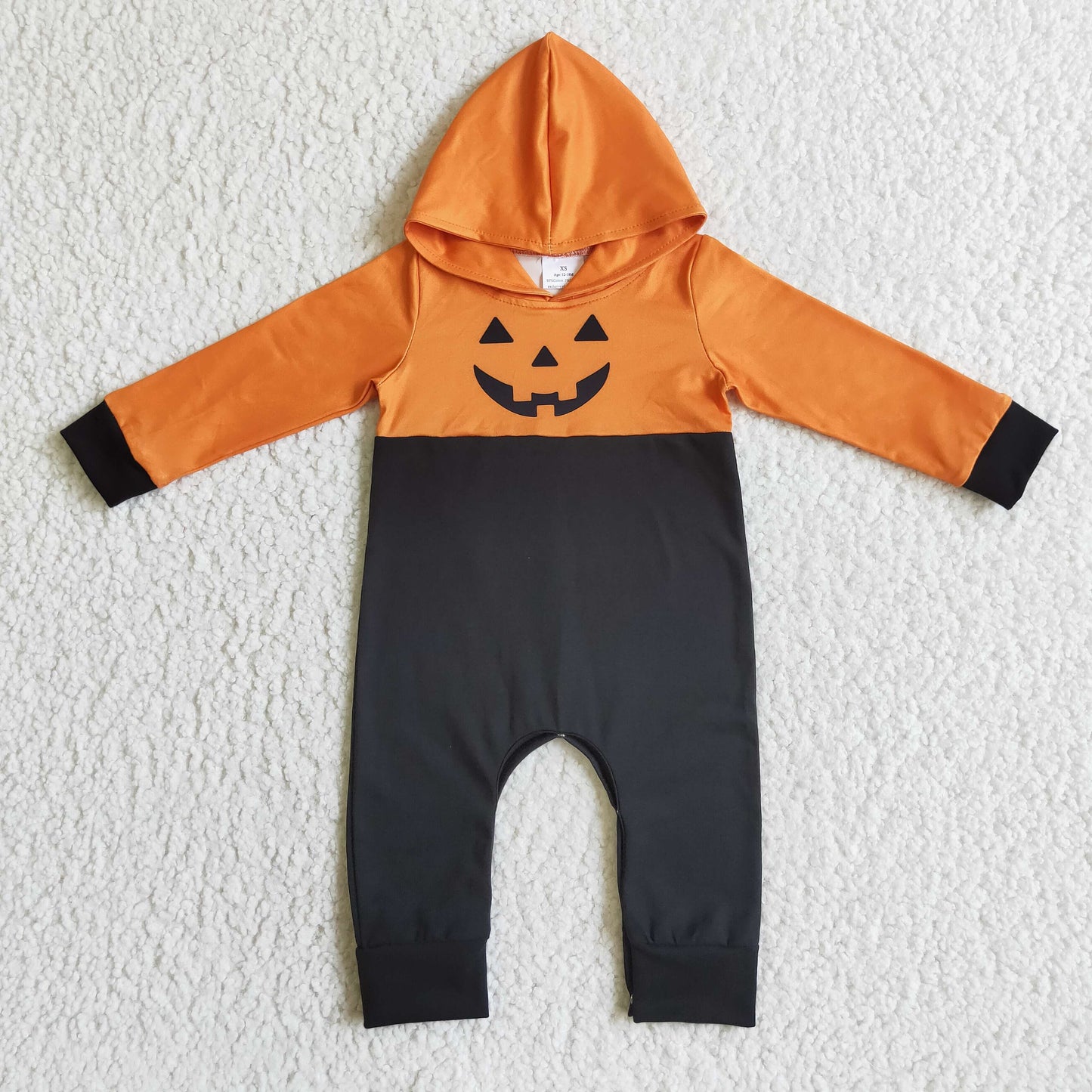 Boys long sleeve Halloween hooded romper BLP0061