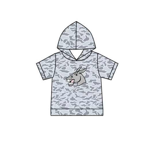 (Custom Design Preorder MOQ 5) Teams Bernie Mules Grey Camo Print Kids & Adult Hoodie Top