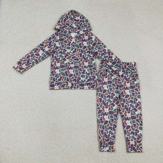 Baby Boys  Southern Camo Baseball Hoodie Pocket Jogger Outfit