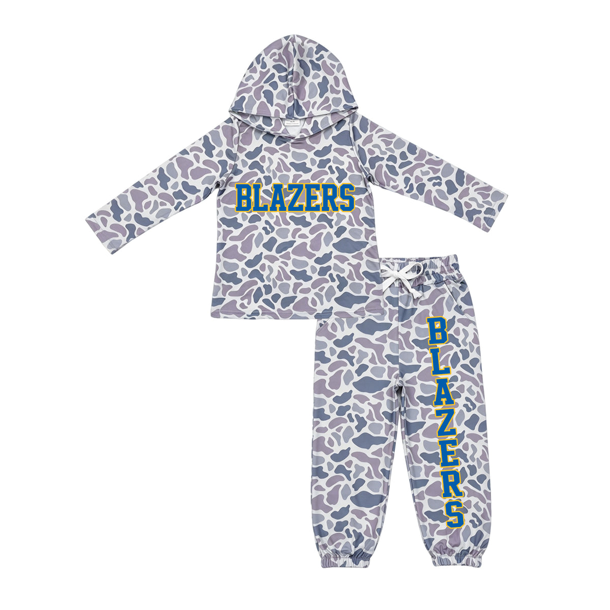 Preorder (5 MOQ)  Adult   Blazers Camo Hoodie Outfit