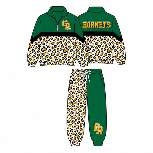 (Custom Design Preorder MOQ 5)  Hornets Jogger Set Mommy and Me