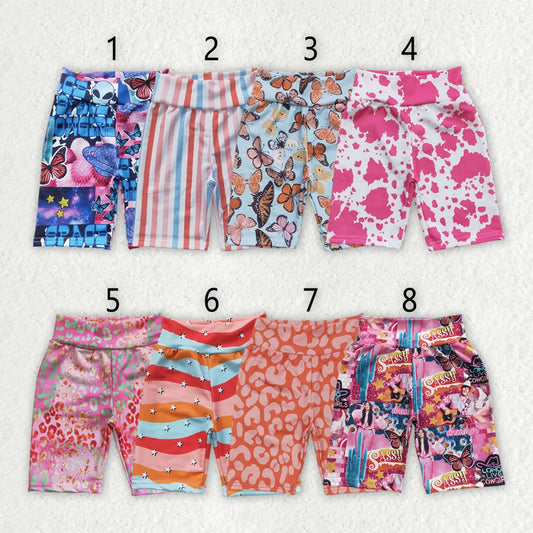 Sibling Kids Girls Floral Butterfly Summer Shorts