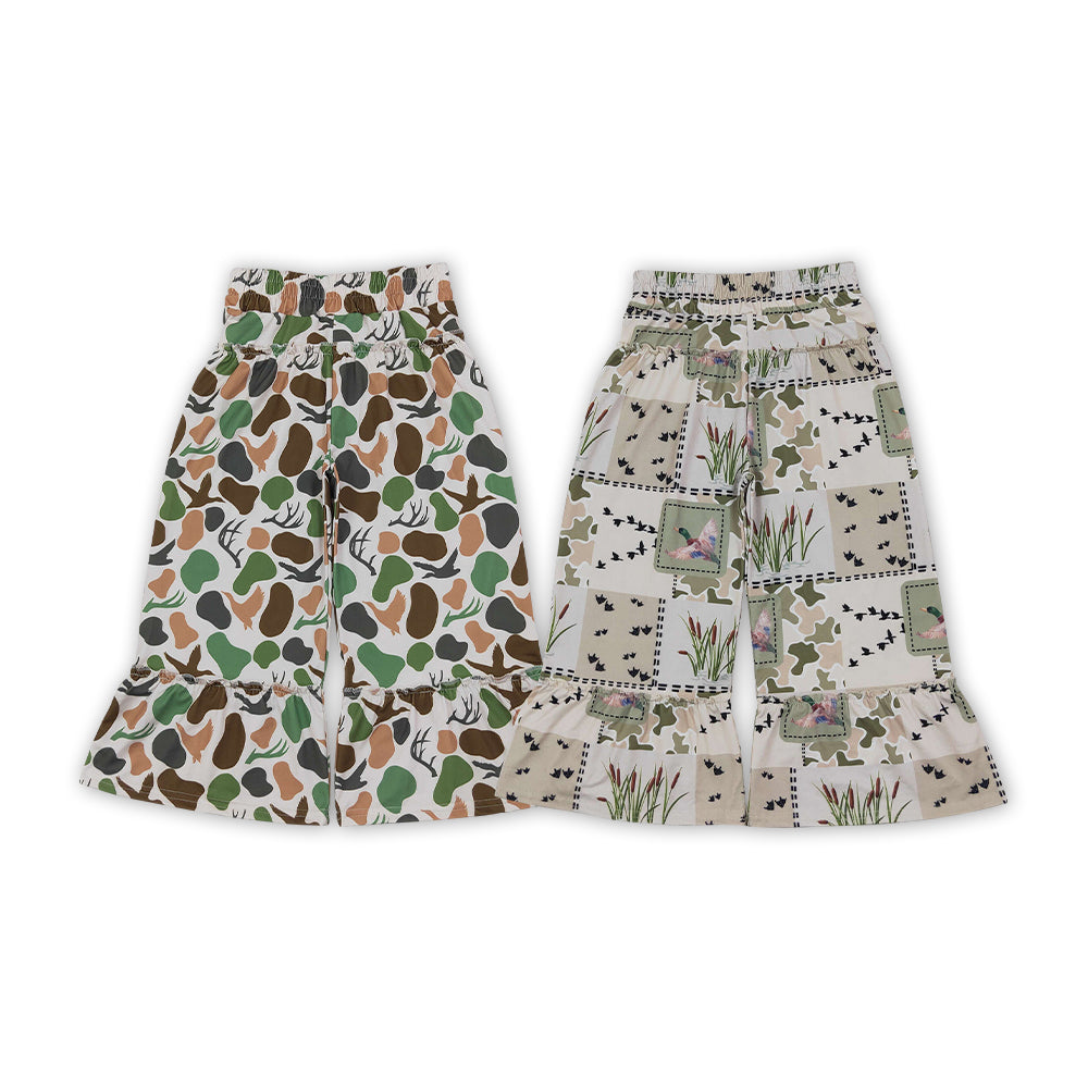 Sibling Kids Girls Hunting Camo Flare Pants