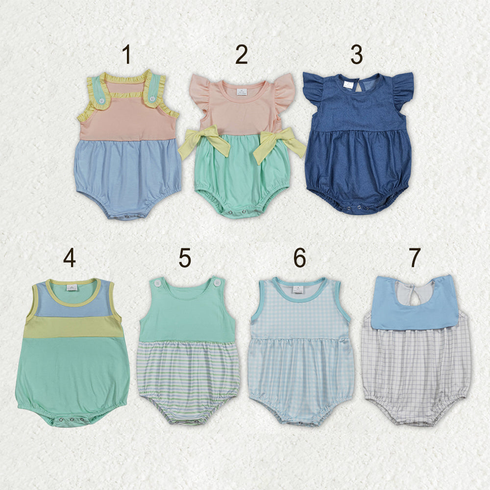 Sibling Baby Boys Girls Rompers