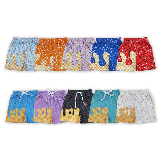 Teams Sibling Baby Ice Cream Drip Sprinkles Summer Bottoms Shorts