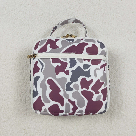 Baby Kids Grey Camo Lunch Dinnder Picnic Thermal Bags Lunch Boxes