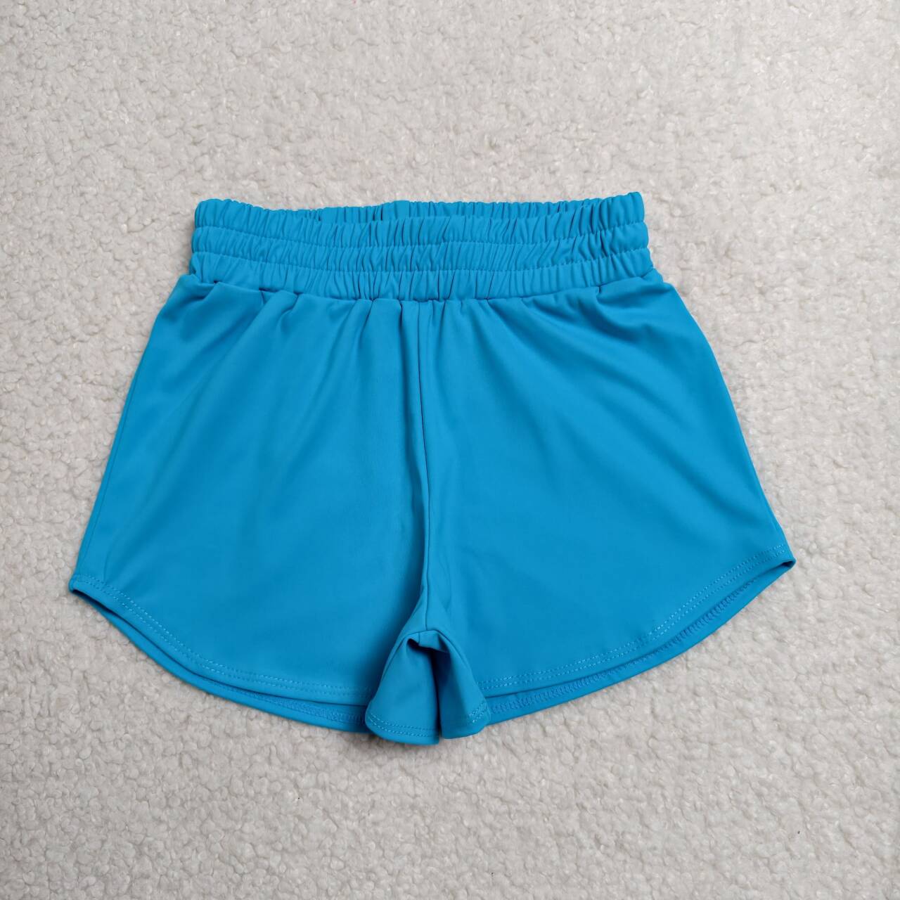 SS0906 Blue Active Kids Girls Bottom Shorts