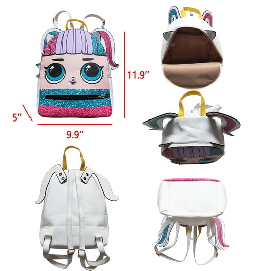 Baby Girls Cute Girl Head Back Bags