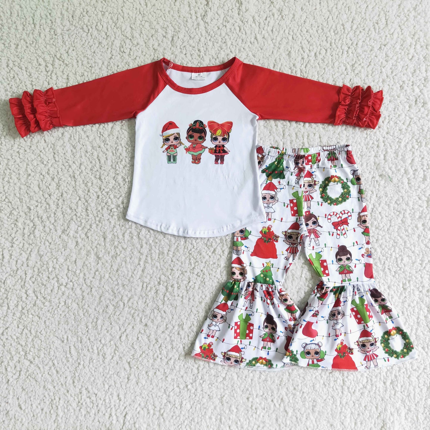 Girls Christmas outfits   6 A29-21