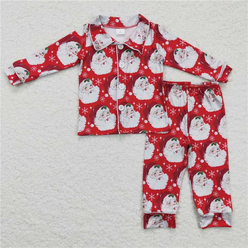 Sibling Toddler Girls Boys Christmas Long Sleeve Pajama Set