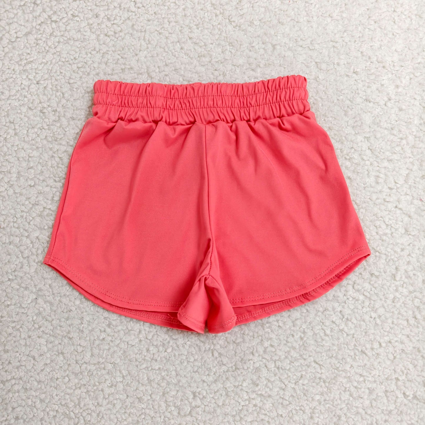 SS0908 Coral Active Kids Girls Bottom Shorts