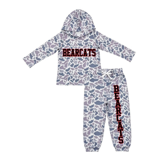 Preorder( 5  MOQ) Baby Boys Sport Team bearcats Camo Outfit