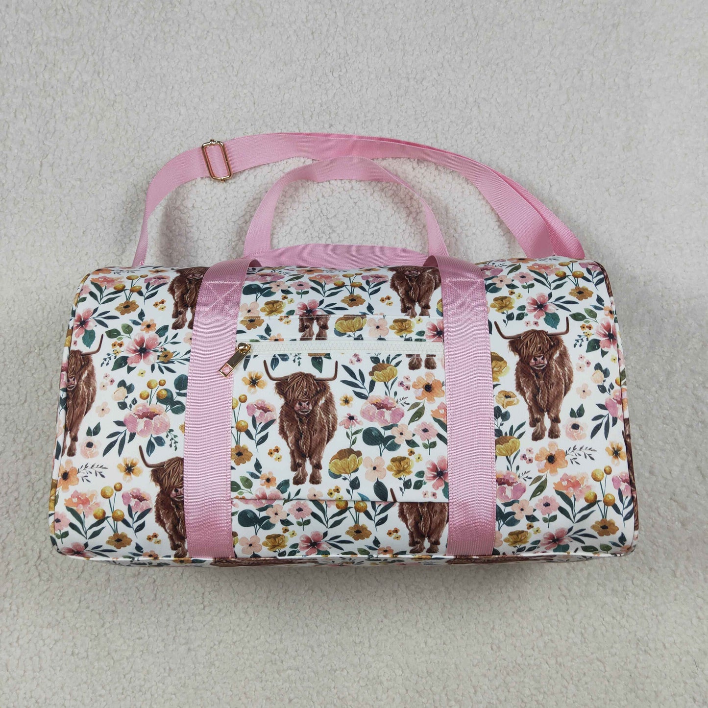 Sibling Adult Ducks Camouflage Western Hunting Duffel Gym Bags