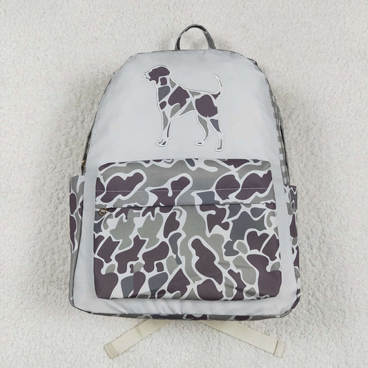 2 Colors Baby Kids Boys Camo Ducks Dog Hunting Backpack Zip Back Bags
