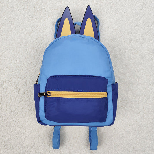 Baby Kids Cute Blue Dog Ears Backpacks Bags