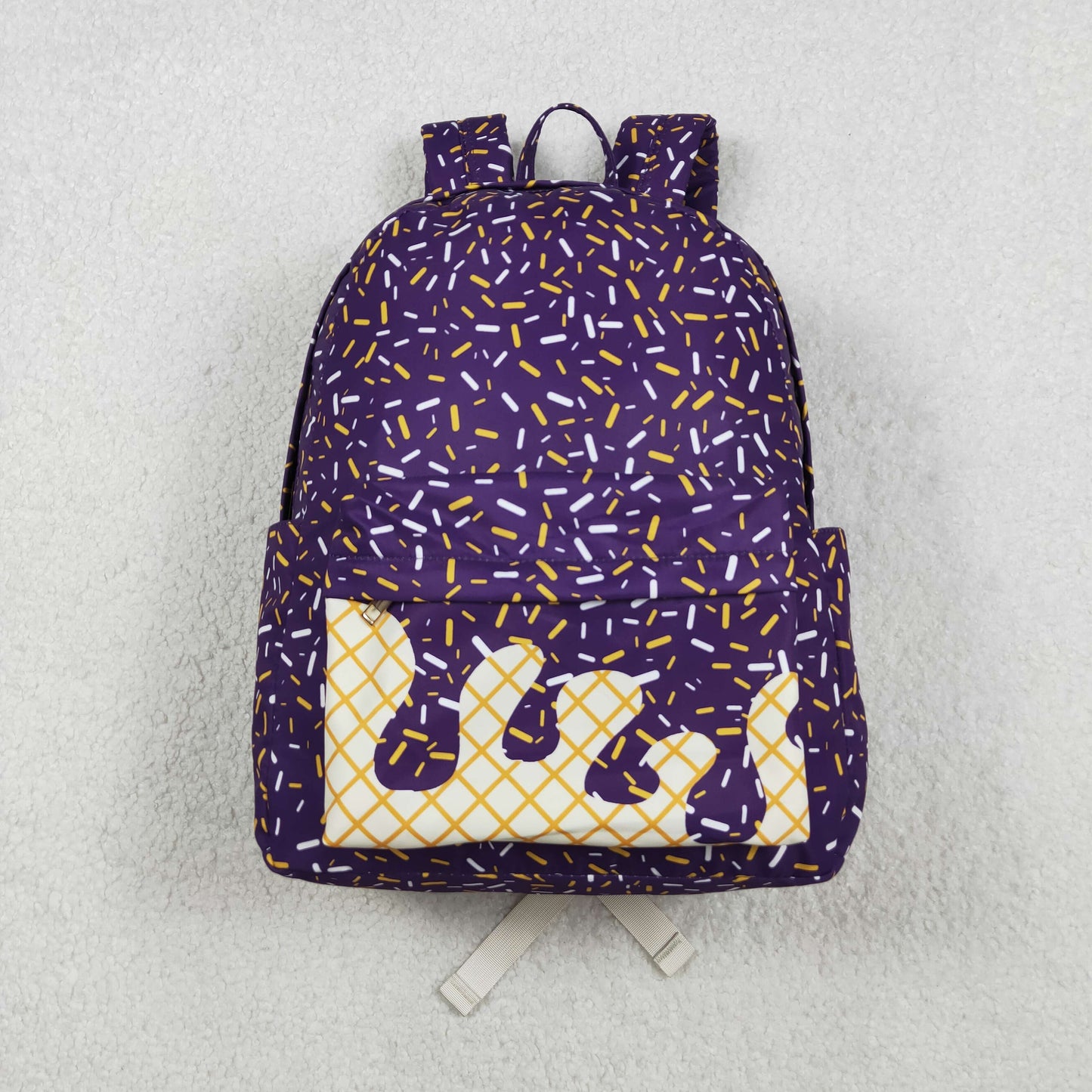 Sibling Baby Boys Girls Drip Sprinkles School Back Bags