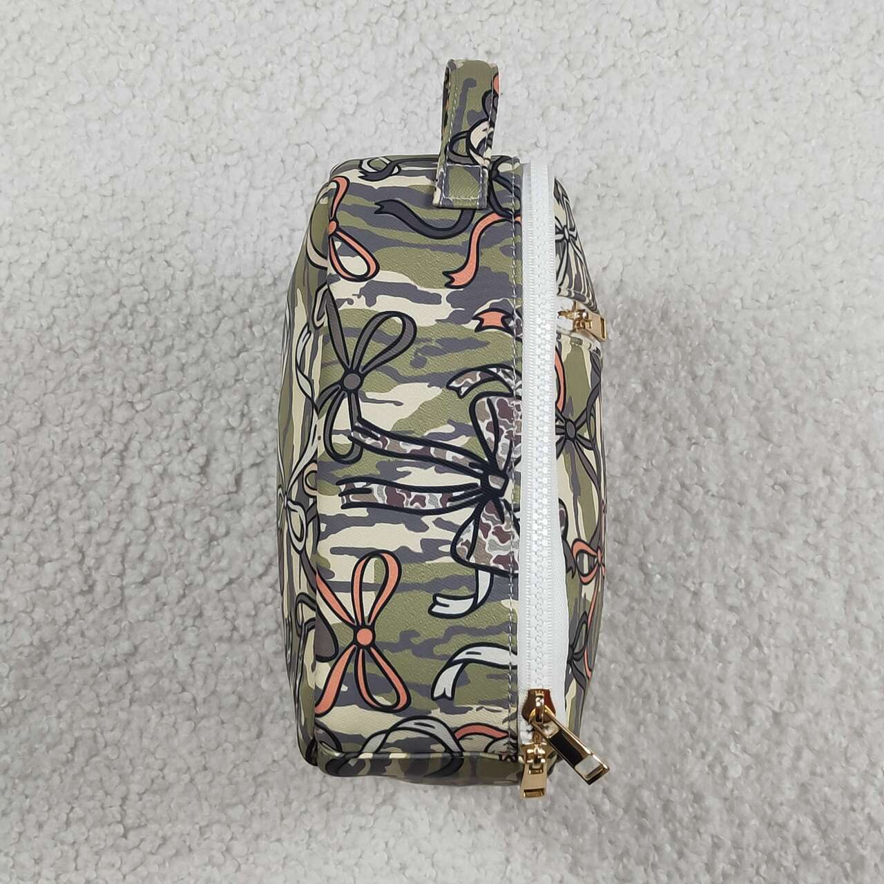 BA0393 Camo Bows Kids Southern Lunch Boxes Bags
