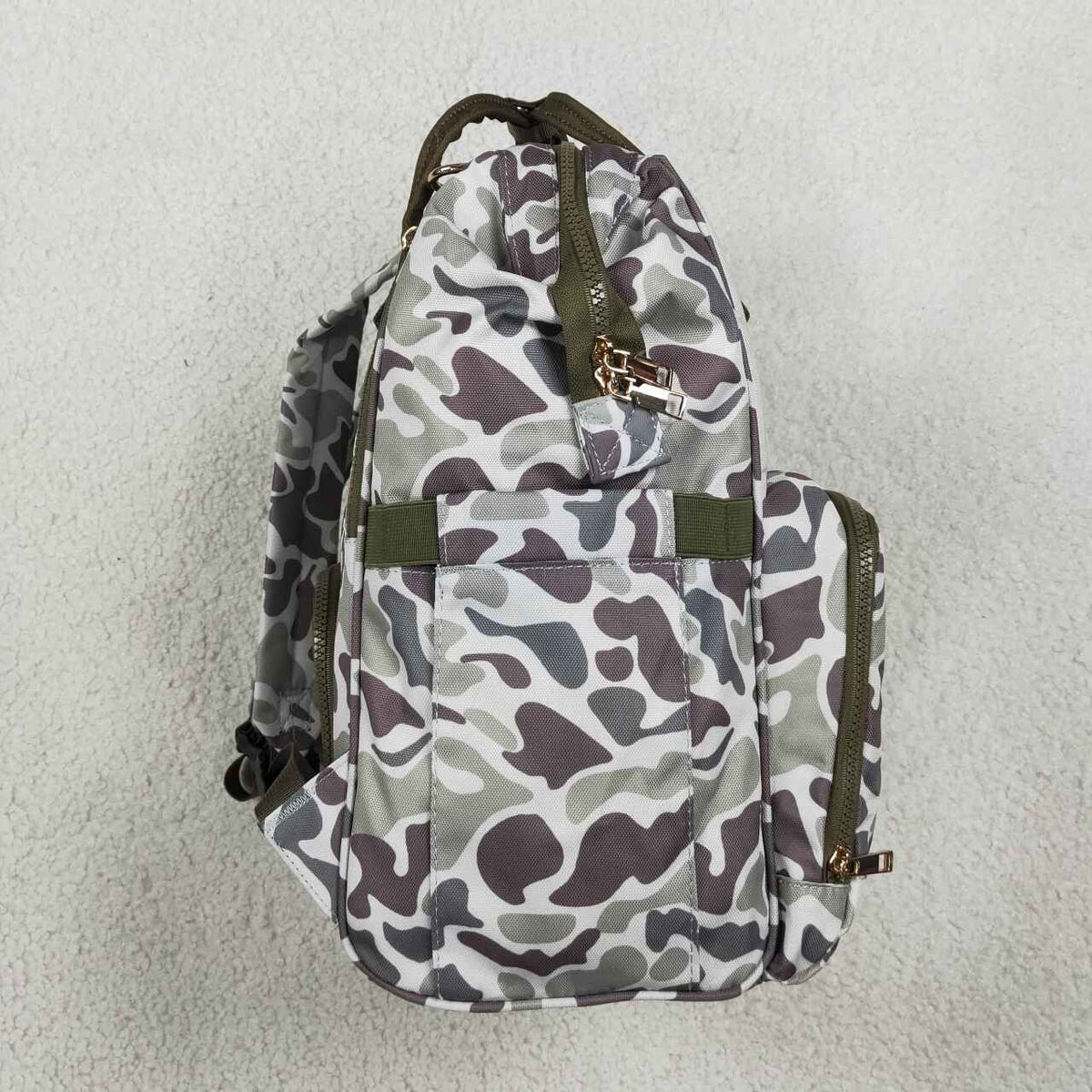 BA0403 Dog Embroidery Camo Hunting Print Adult Baby Diaper Bags