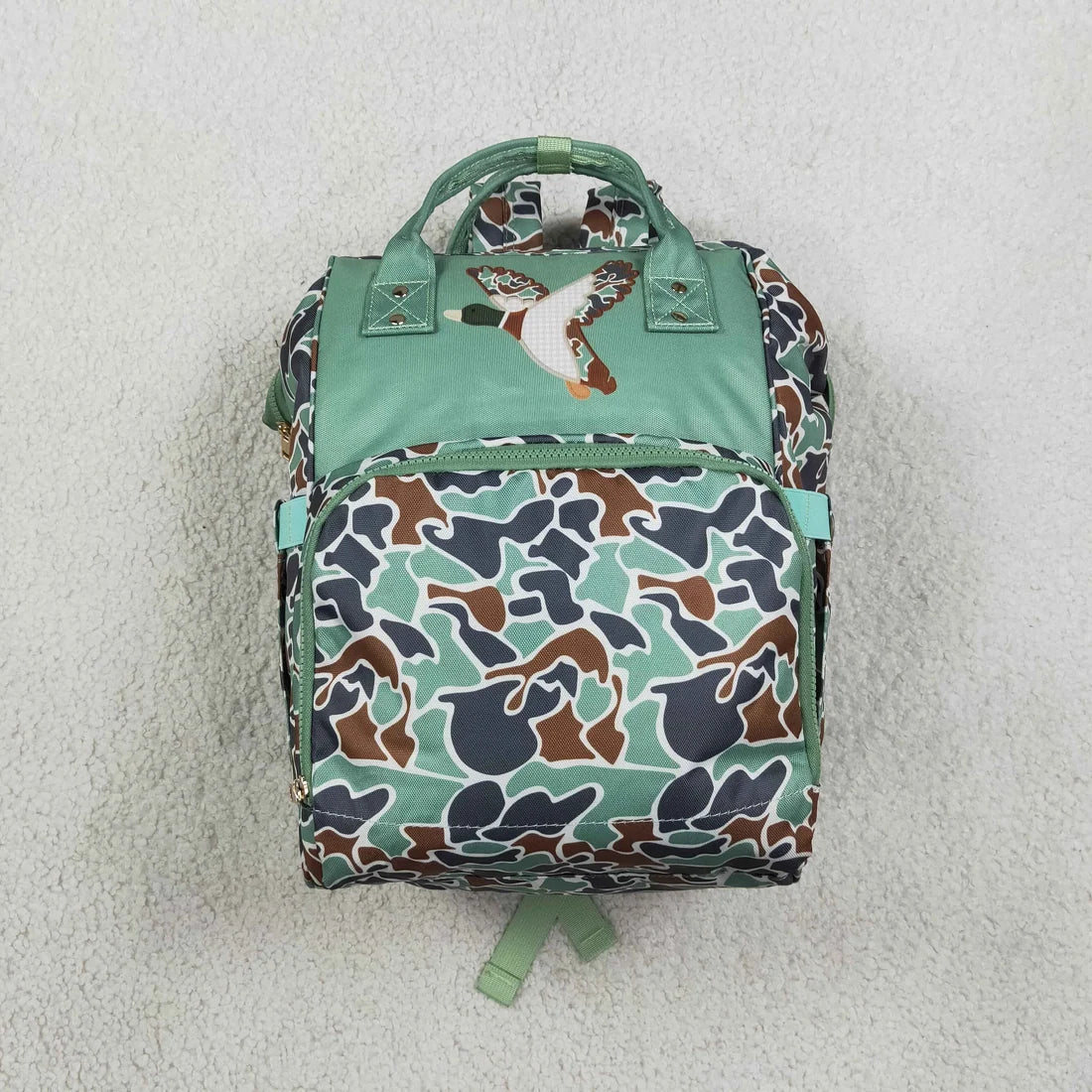 4 Colors  Embroidery Camo Hunting Print Adult Baby Diaper Bags