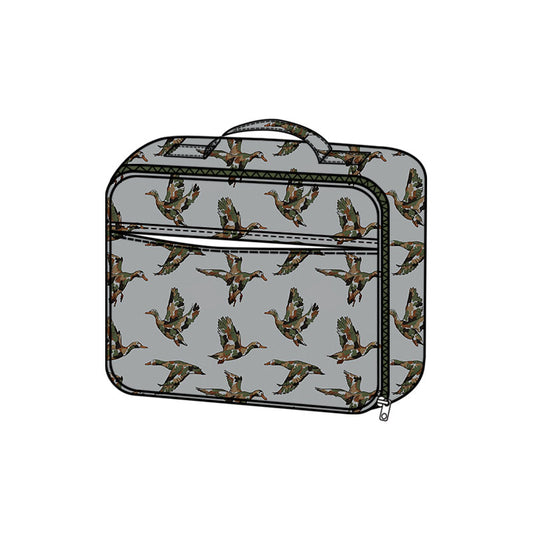 9.24 BA0447 Preorder Mallard Duck Camo Print Kids Lunch Box