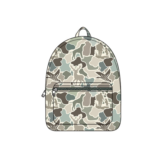 9.24 BA0455 Preorder Hunting Camo Print Kids Backpack Bags