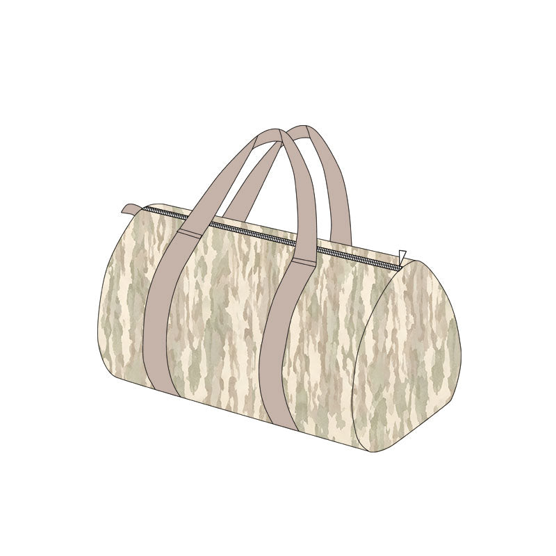 10.15 BA0462 Preorder Khaki Camo Print Kids Gym Bag