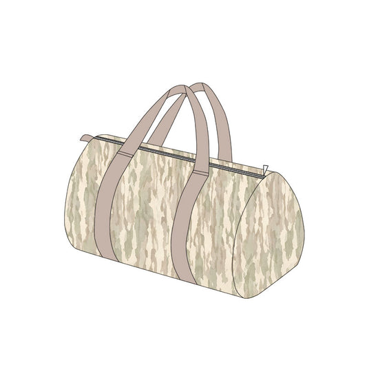 10.15 BA0462 Preorder Khaki Camo Print Kids Gym Bag