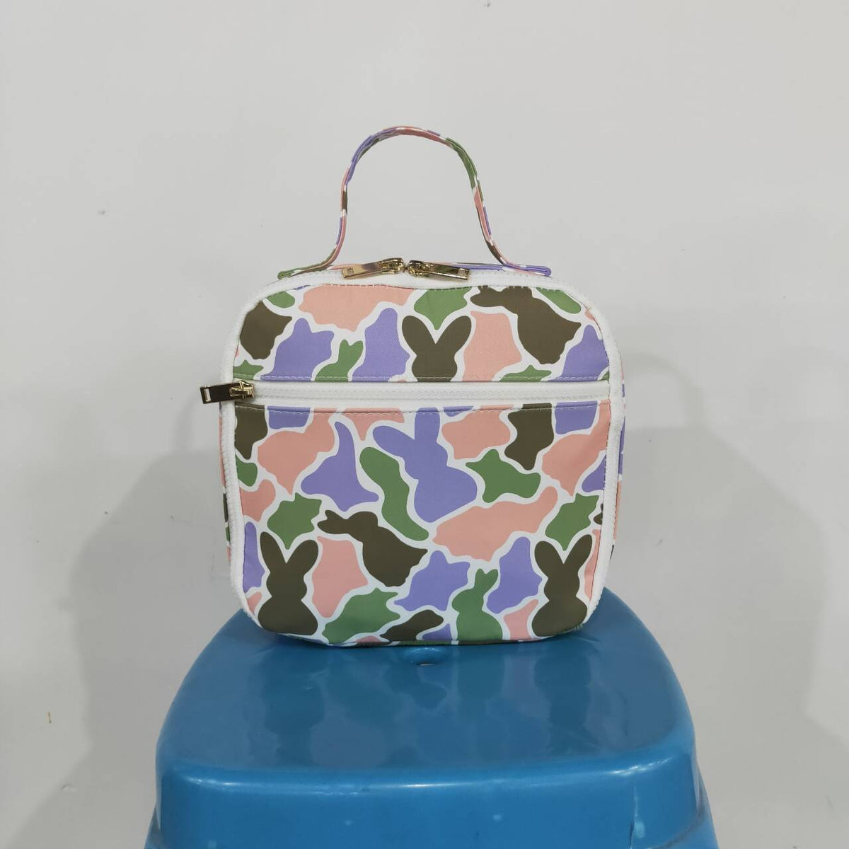BA0463 Bunny Camo Kids Easter Lunch Boxes Bags