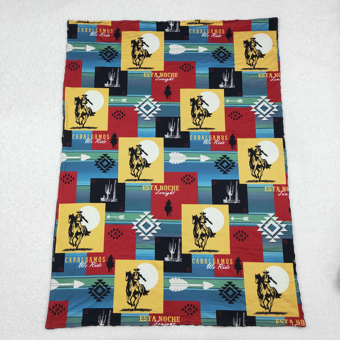 Baby Toddler Western Minky Blankets