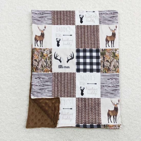 Sibling Baby Kids Children Hunting Deers Ducks Minky Blankets