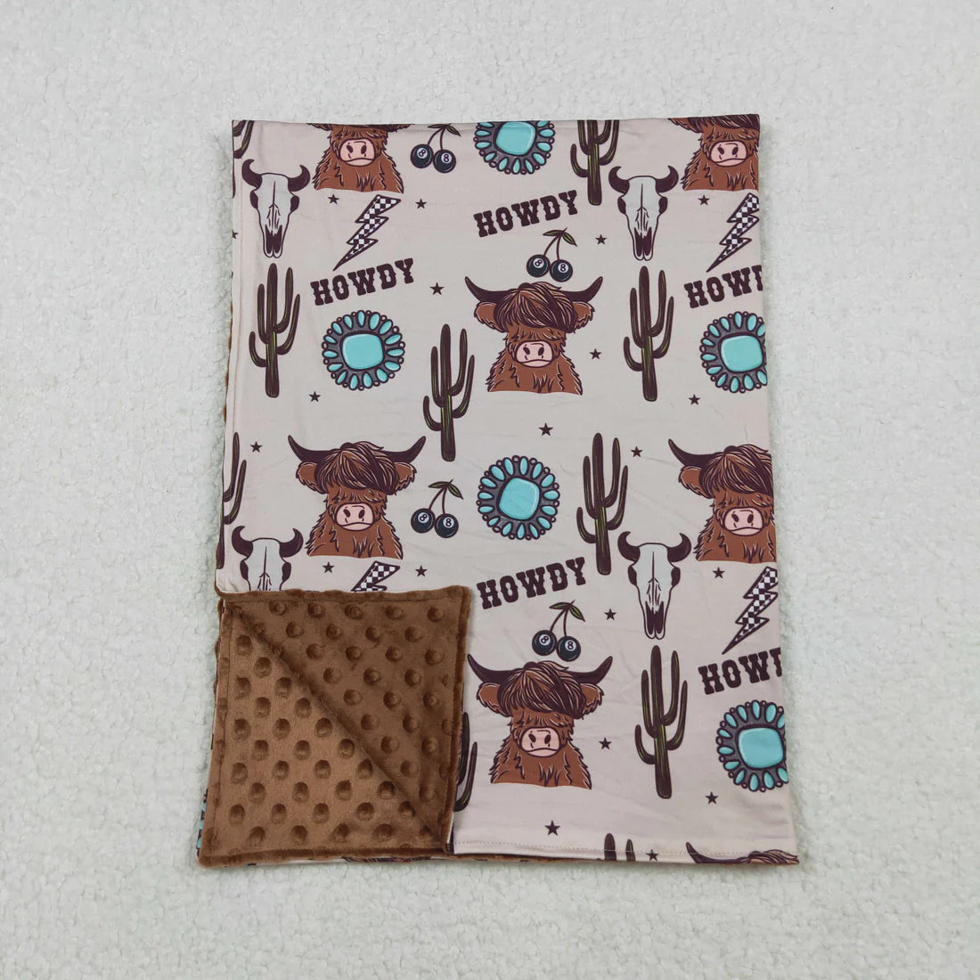 Baby Toddler Western Minky Blankets
