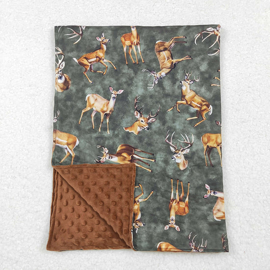 Sibling Baby Kids Children Hunting Deers Ducks Minky Blankets