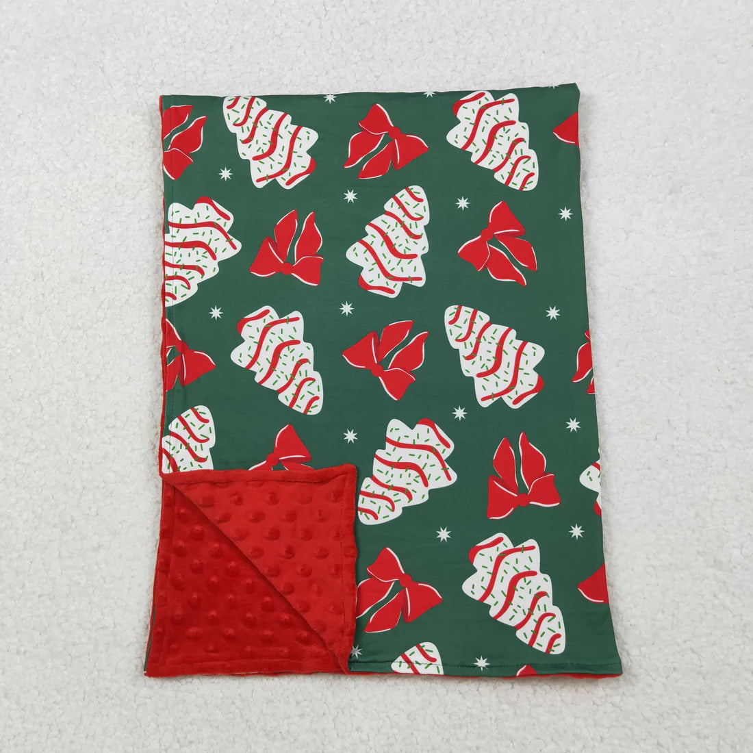 Baby Toddler Christmas Minky Blankets