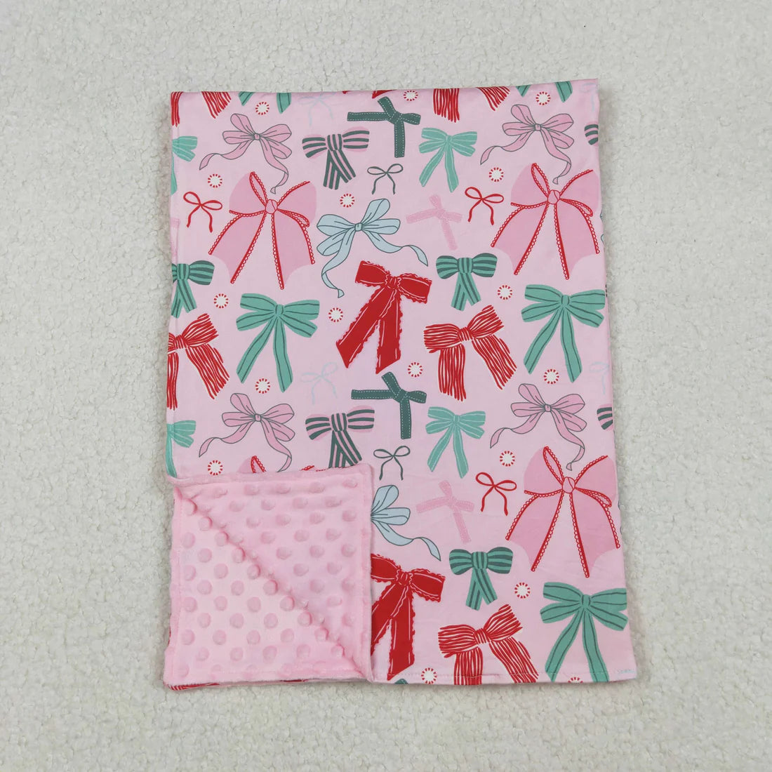 Sibling Baby Kids Flowers Bows Blankets