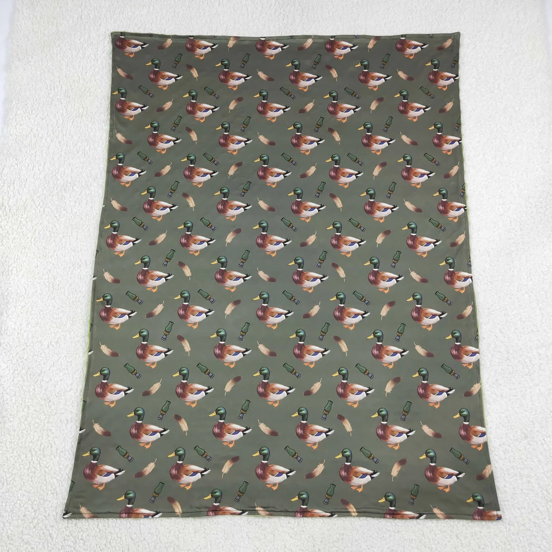 Sibling Baby Kids Ducks Calls Flowers Hunting Pajamas Sets Blanked