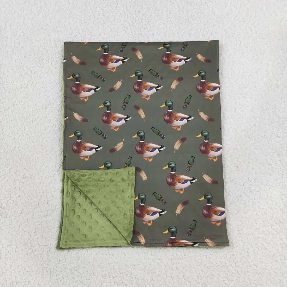 Sibling Baby Kids Ducks Calls Flowers Hunting Pajamas Sets Blanked