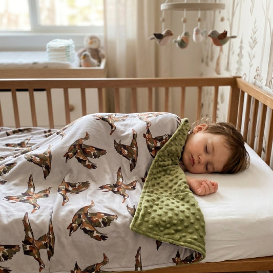 BL0288 Camo Mallard Duck Baby Hunting Blanket