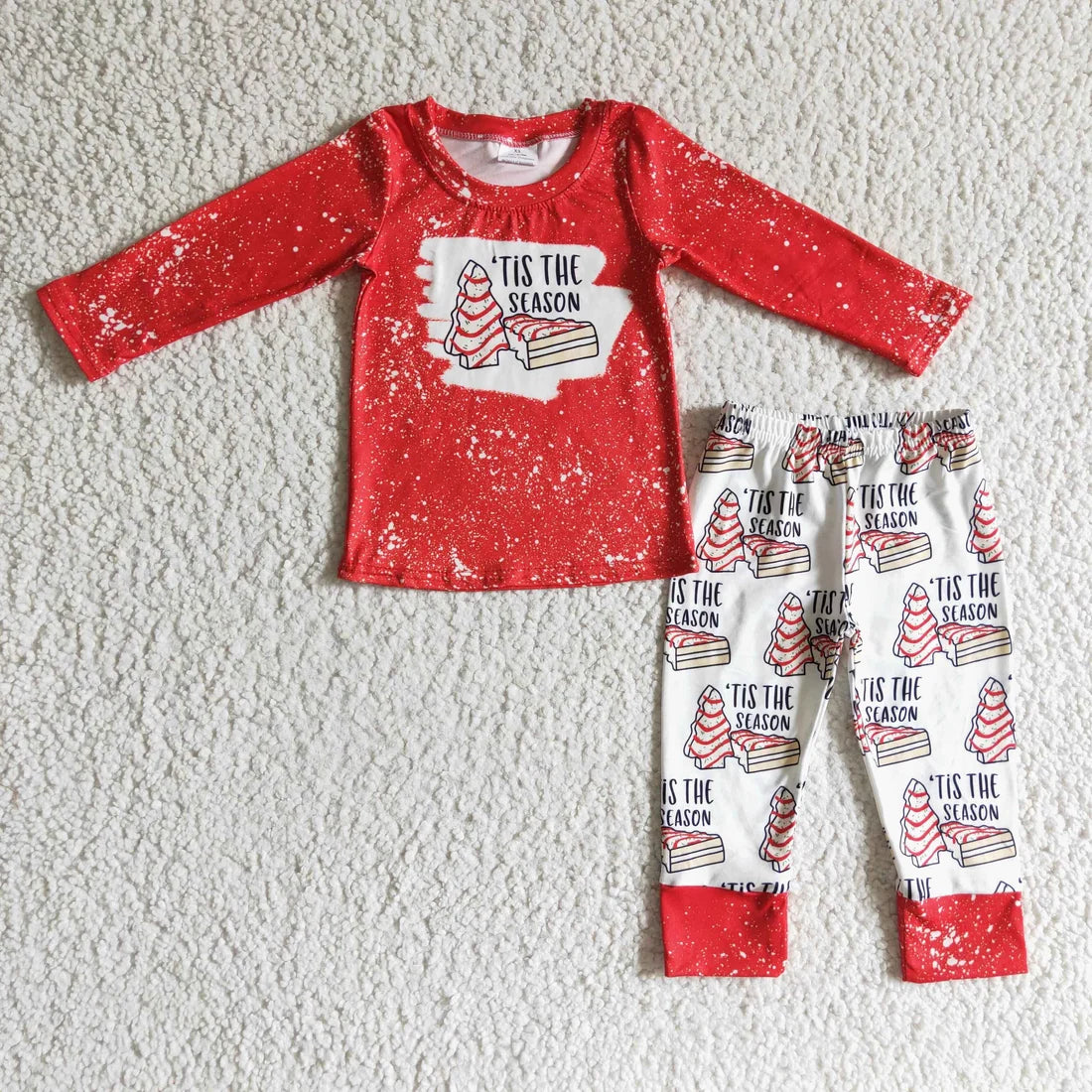 Sibling Baby Boys Christmas Long Sleeve  Top Pants Outfit