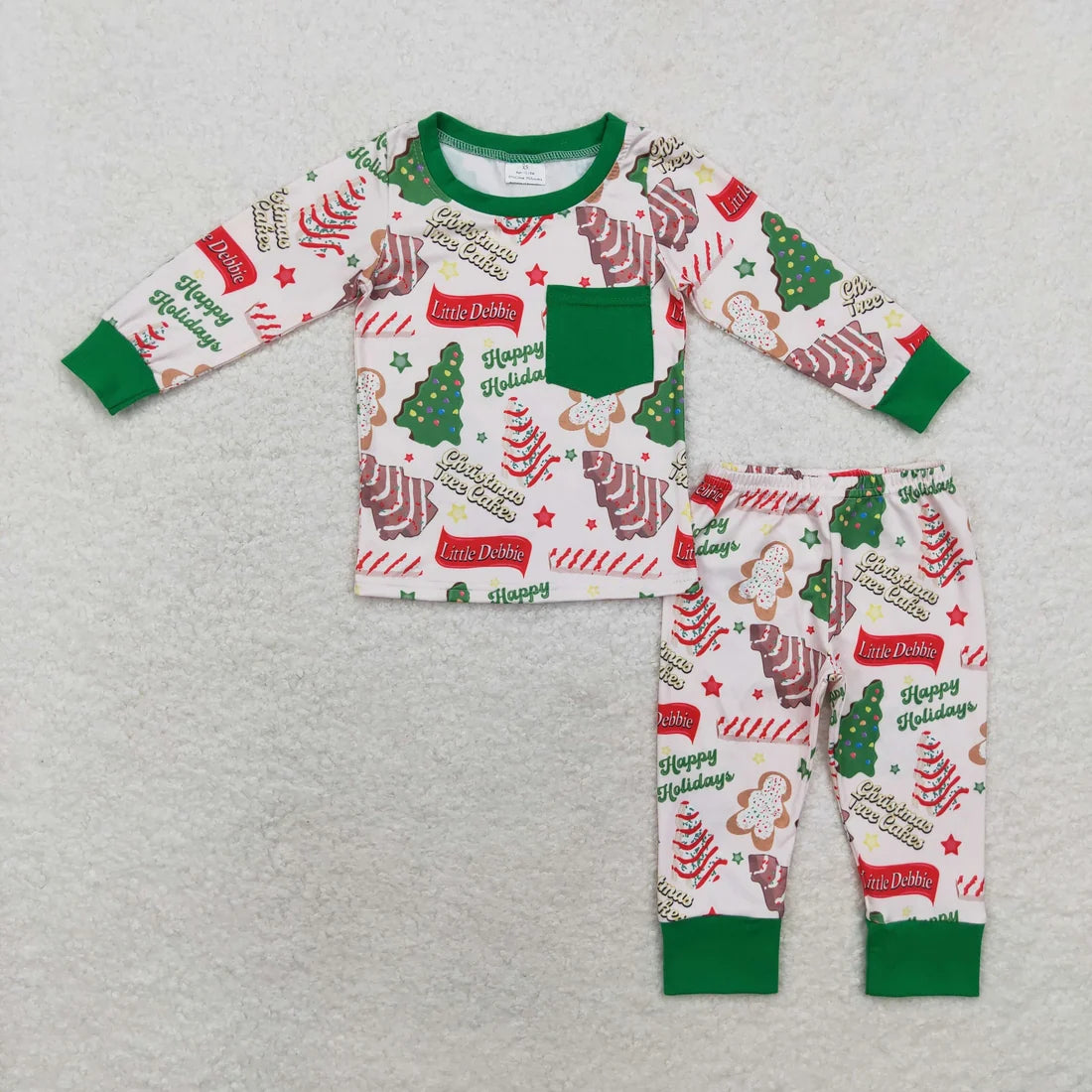 Sibling Baby Boys Christmas Long Sleeve  Top Pants Outfit