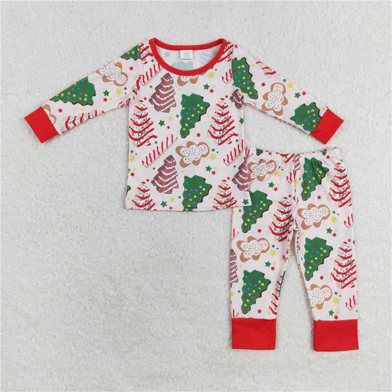 Sibling Toddler Girls Boys Christmas Long Sleeve Pajama Set